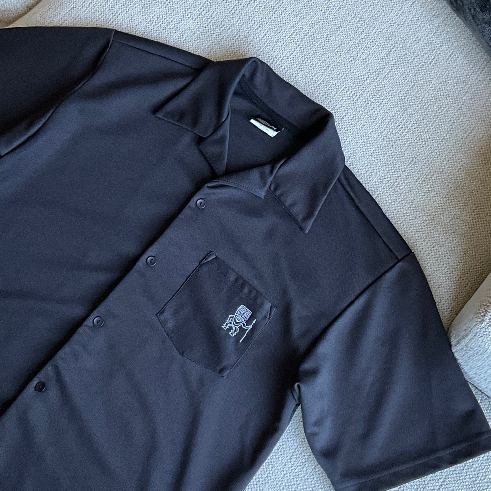 Men's Black Short Sleeve Shirt